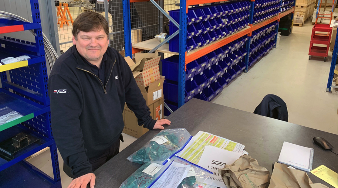 VES New Energies Stores Department, a vitally important link and interaction between suppliers and internal departments for VES to produce the equipment for production leak testing hydrogen fuel tanks