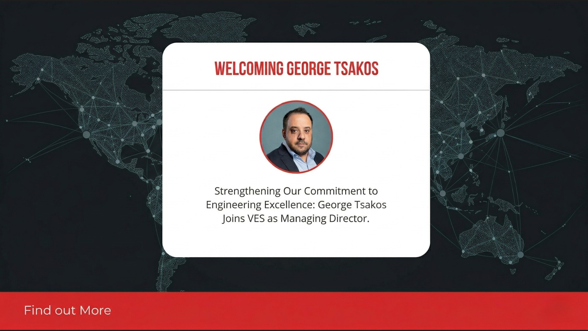 Welcoming George Tsakos